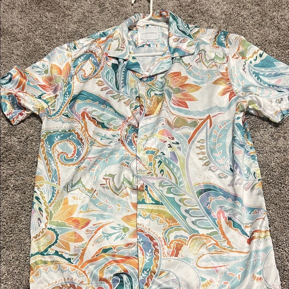 Denim & Flower Multicolor Paisley Button Down Shirt - Picture 1 of 2